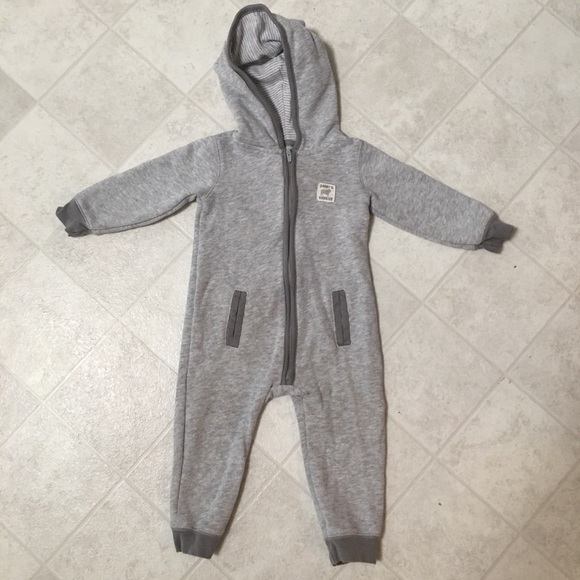 Grey Baby Romper/Jumpsuit - Picture 2 of 3